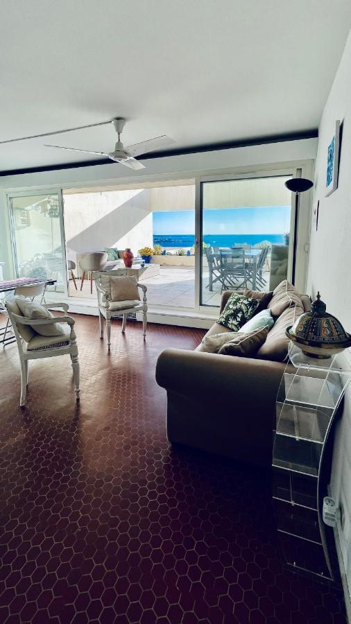 Vue Mer Panoramique - Grande Terrasse Et Piscine Bandol Exterior foto